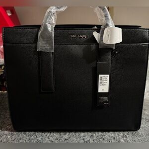Tahari Black Tote Bag